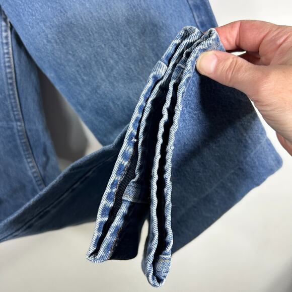 Vintage Levis 505 Orange Tab USA Denim Jeans 32 x 29 70s Straight - Picture 9 of 11